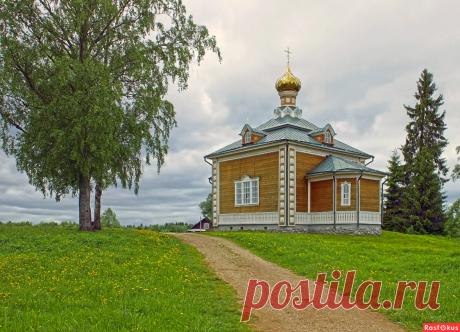 Фото: Волговерховье.Церковь Николая Чудотворца Ольгина монастыря.. Фотограф Анатолий Максимов. Путешествия - Фото и фотограф на Расфокусе.