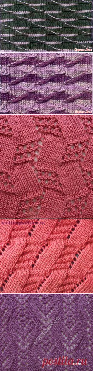 Красивые узоры спицами - Страна Мам