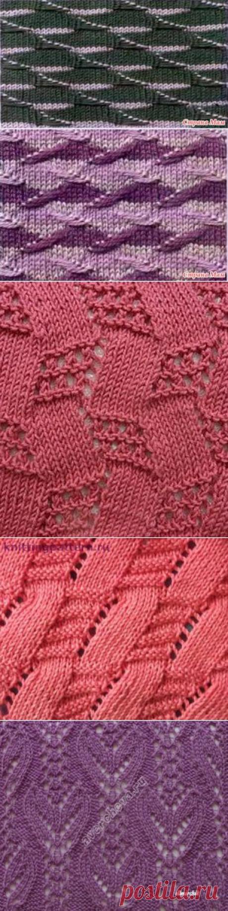 Красивые узоры спицами - Страна Мам