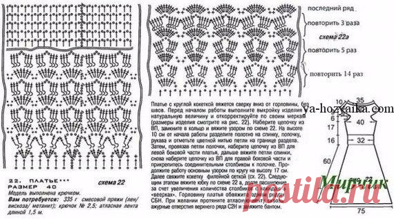 Топ крючком интересным узором. Связать оригинальный топ для лета