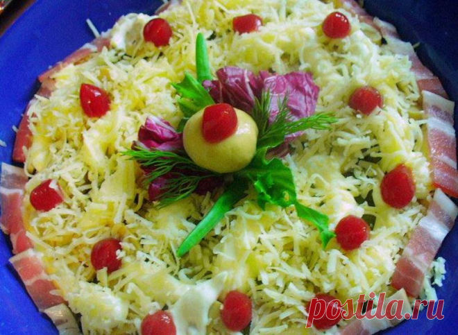 Простые и вкусные салаты на Новый год 2017. Новые и интересные салаты на год Петуха (пошаговые рецепты с фото)