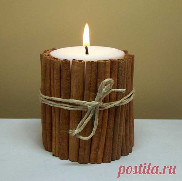 Подсвечники своими руками: из бокалов, дерева, банок, гипса, пластиковой бутылки (пошаговая инструкция, фото, видео, мастер-класс) » Интер-ер.ру