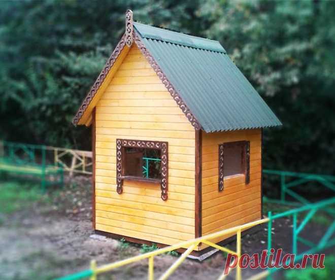 Детский игровой домик для дачи своими руками