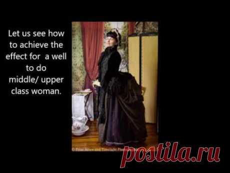 Dressing up in a Second Bustle Era, circa 1887