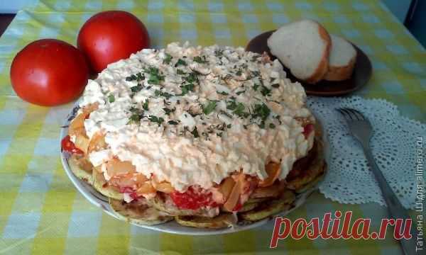 Закуска «Овощной торт» | Ваши любимые рецепты