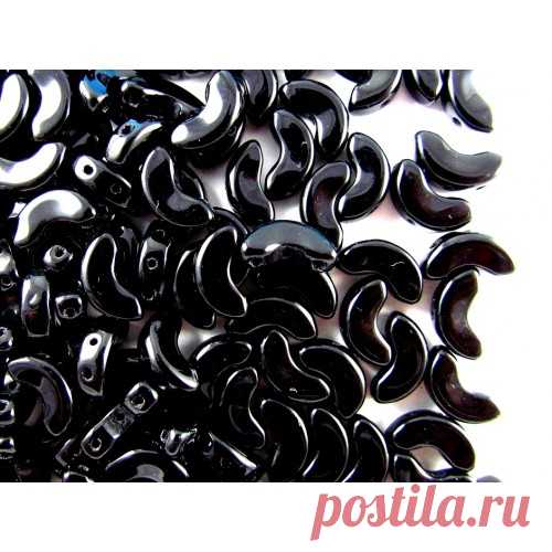 25 штук, Arcos ®par Puca бусины,5х10мм, чёрный