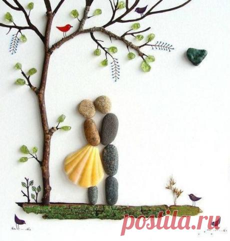 Картины из камней