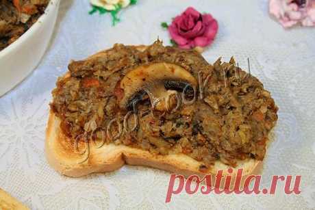 грибной паштет с гречкой. Рецепт приготовления