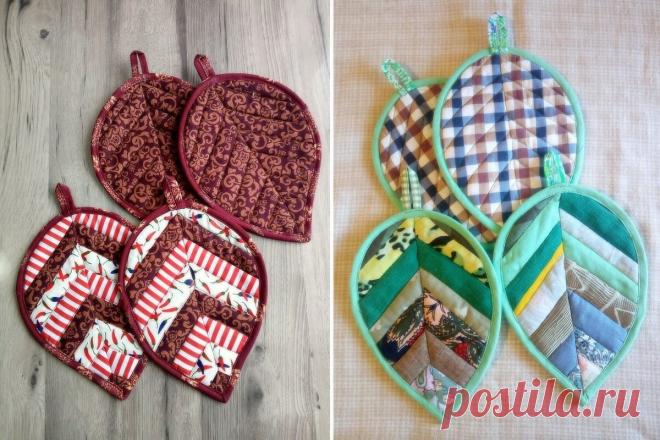 Ольга Браженкова шьёт прихватки стопочками, как блины печёт. Любит создавать кухонный текстиль | Подушкины секреты | Яндекс Дзен