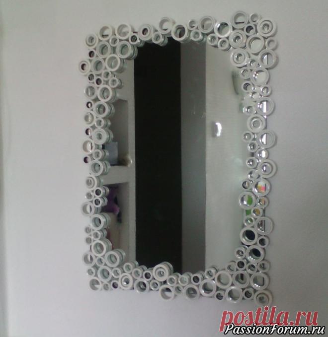Вторая жизнь старого зеркала. - запись пользователя Mишель в сообществе Новая жизнь старых вещей в категории Все для дома Здравствуйте дорогие рукодельницы.Давно у меня было старое зеркало,но мне так его хотелось облагородить,придать ему некий шарм,чтоб смотрясь в зеркало,оно тебя радовало. 