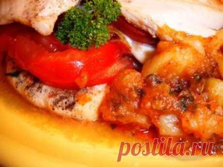 МНОГОЭТАЖНАЯ ГРУДКА С НАЧИНКОЙ MOZZARELLA.  c фото, мы подскажем, как приготовить!
