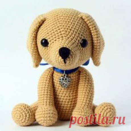 Щенок лабрадора крючком: схема игрушки амигуруми | AmiguRoom