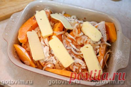 Тыква по-турецки, запеченная в духовке со сливочным маслом. Рецепт с фото / Готовим.РУ