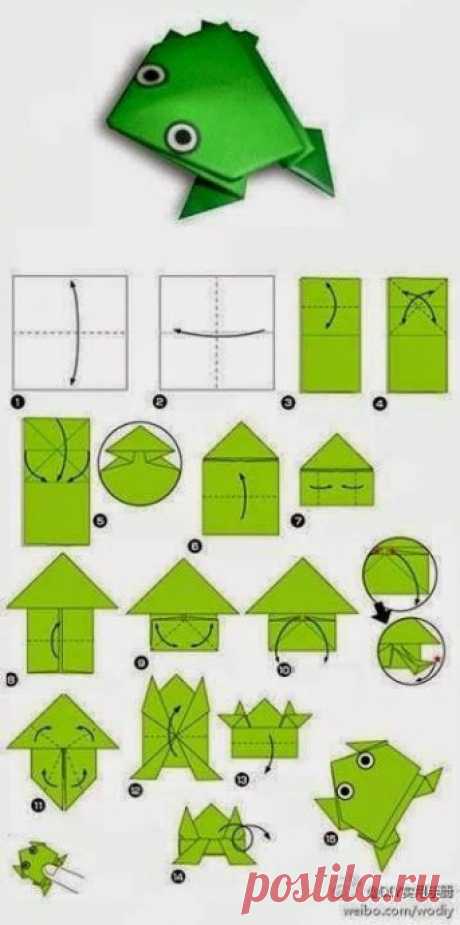 Искусство оригами с детьми — Поделки с детьми