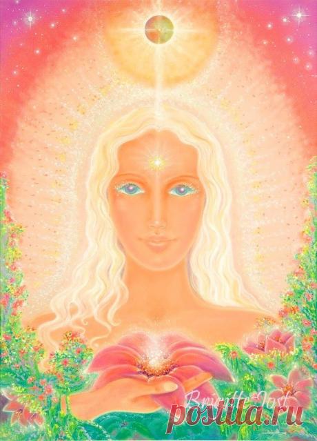 ♡ Исцеляющие рисунки Света от Brigitte Jost ♡