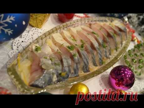 Маринованная скумбрия быстрая, видео рецепт / Простые рецепты