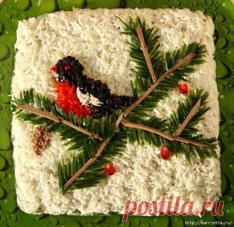 13 рецептов самых красивых и вкусных салатов к Новому году.
