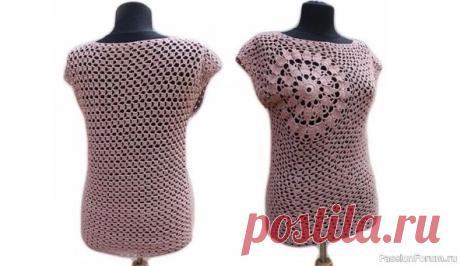 Ажурный топ “Солнце в бокале”. Видео МК | Женская одежда крючком. Схемы и описание Огромная благодарность автору: Виктория ИсакинаДля работы использовались крючки №2,5 и №3. Пряжа “Baby cotton” фирмы Gazzal 225м/50г – 5 моточков (60% хлопок; 40% полиакрил).Размер топа 44-46 (обхват груди: 84-92см).Если использовать пряжу немного толще и крючок № 3,5, то получится размер...
