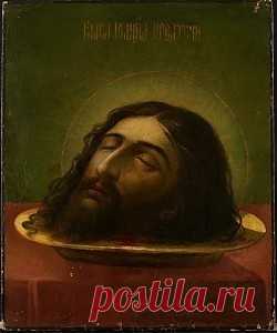 Библейский сюжет:Усекновение главы Иоанна Предтечи в иконах,картинах и фресках