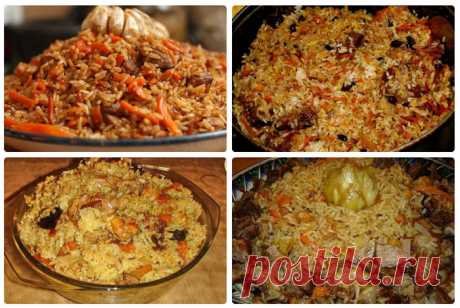 Готовим вкусный плов: 10 рецептов!