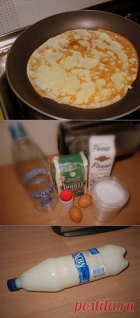 Блины из бутылки | Делаем сами