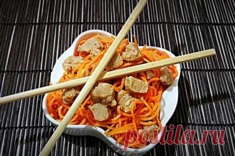Соевое мясо по-корейски - рецепты приготовления салата