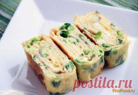 Тамагояки с зеленым луком рецепт с фото Вкусный рецепт приготовления тамагояки с зеленым луком в домашних условиях. Тамагояки с зеленым луком рецепт с фото по шагам