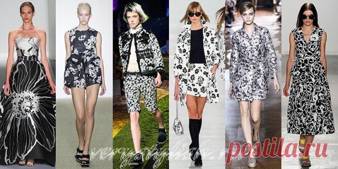 Горячие тренды весна-лето 2014: Черно-белый контраст