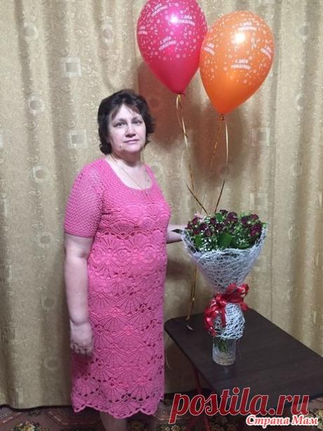 . Платье с веерами - Все в ажуре... (вязание крючком) - Страна Мам