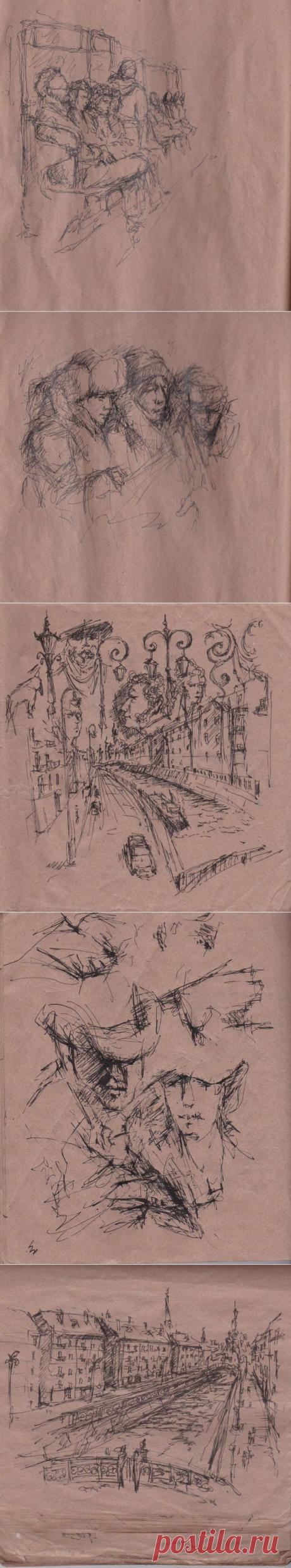 &quot;ПУТЕ-ПЕШЕ-МЕТРО-ЗАРИСОВКИ в СПб&quot;(зимние 2013-2014) | СДЕЛАЙ САМ!