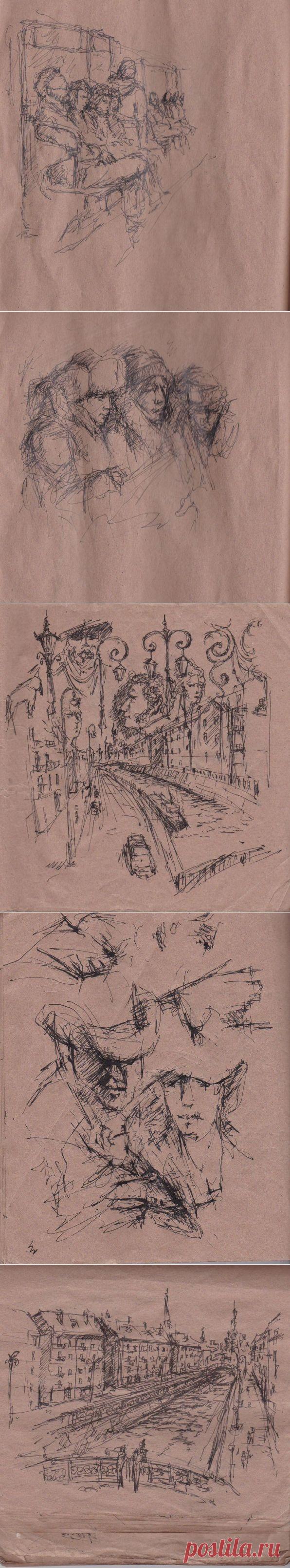 "ПУТЕ-ПЕШЕ-МЕТРО-ЗАРИСОВКИ в СПб"(зимние 2013-2014) | СДЕЛАЙ САМ!