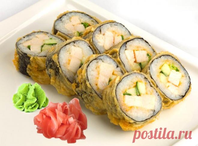 Горячие роллы с курицей и огурцом рецепт с фото - 1000.menu