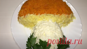 Салат Боровик. Рецепт вкусного и простого в приготовлении салата. | Inna Lime | Дзен
