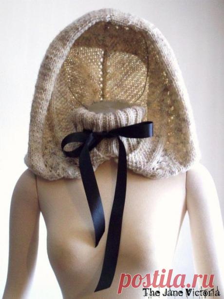 Капюшон спицами