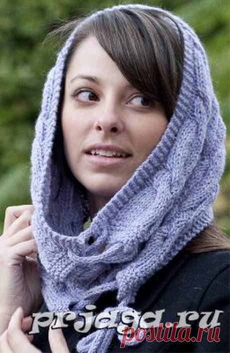 Шарф и палантин спицами или крючком