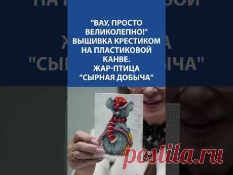 &quot;ВАУ, ПРОСТО ВЕЛИКОЛЕПНО!&quot; Вышивка на пластиковой канве: &quot;Сырная добыча&quot; 🧀🐭✨