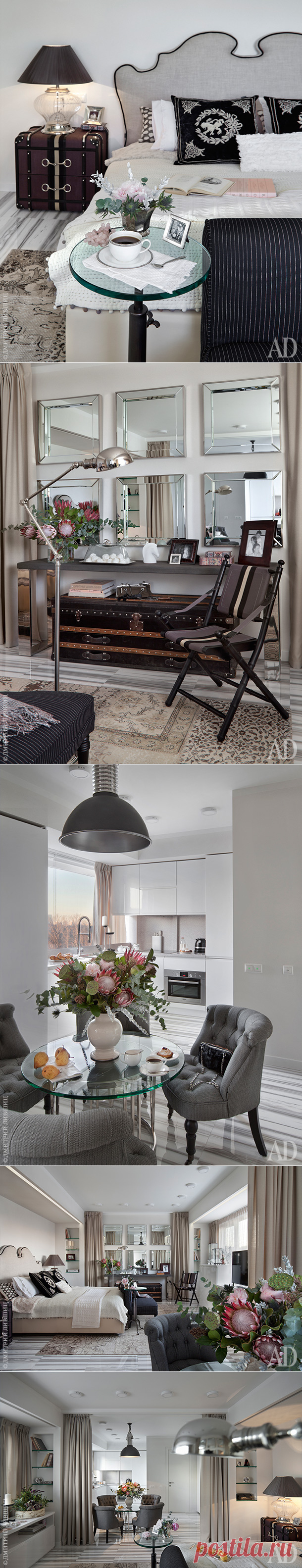 Потрясающая московская студия 34 м2 от Татьяны Мироновой - Дизайн интерьеров | Идеи вашего дома | Lodgers