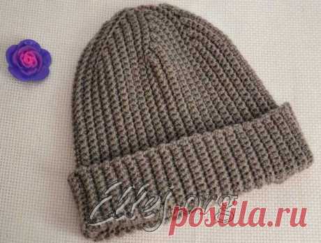 Шапка-резинка по МК Полины Куц