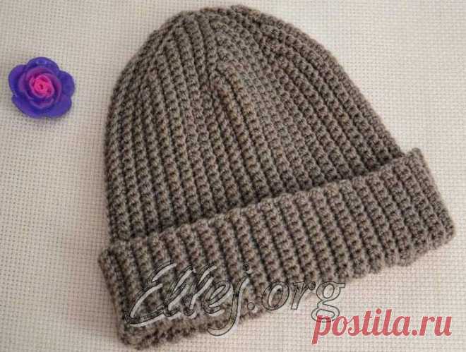 Шапка-резинка по МК Полины Куц