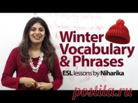 Winter Vocabulary - Learn English for free ( English Vocabulary Lesson)