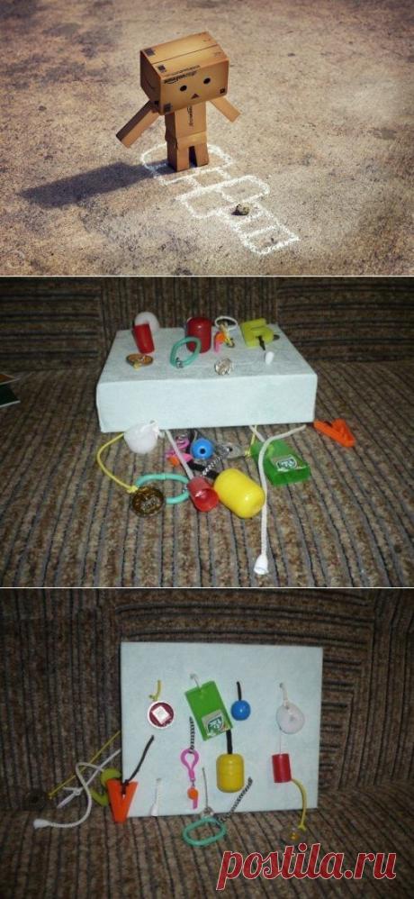 Развивающая коробка: делаем игрушки сами / Малютка