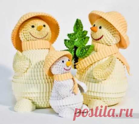 Техника Квиллинг - поделки из гофрированного картона, картинки / Техника квиллинг, бумагокручение, - схемы и мастер класс. Фото, картинки, открытки / КлуКлу. Рукоделие - бисероплетение, квиллинг, вышивка крестом, вязание