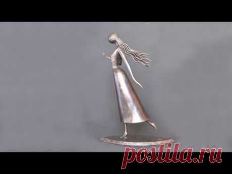 Не выбрасывайте обрезки металла!Холодная ковка!Самоделка!DIYS and crafts for boring days at home! - YouTube