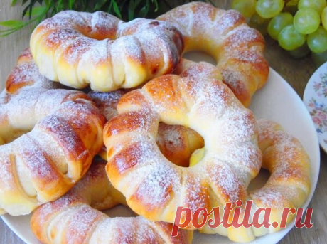Булочки со сгущенкой, просто тают во рту. | Вкусная история | Яндекс Дзен