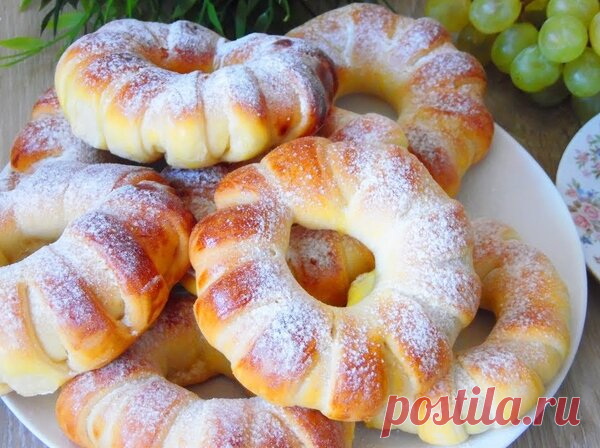 Булочки со сгущенкой, просто тают во рту. | Вкусная история | Яндекс Дзен