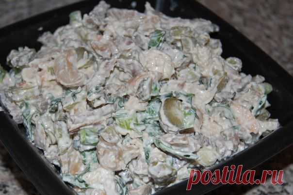 Сытный мясной салатик | Готовим вместе