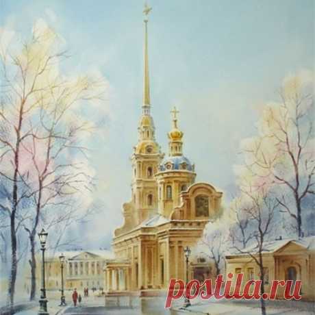 Петербург в акварелях Константина Кузёмы