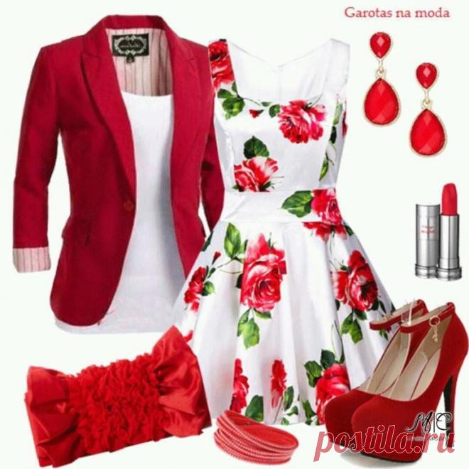 Образы с красными акцентами