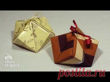 МАЛЕНЬКАЯ КОРОБОЧКА из бумаги своими руками