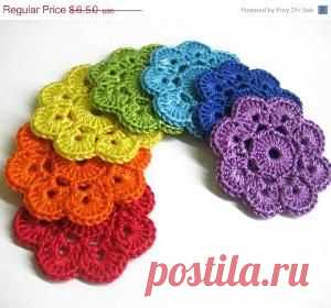 Rainbow crochet blanket
